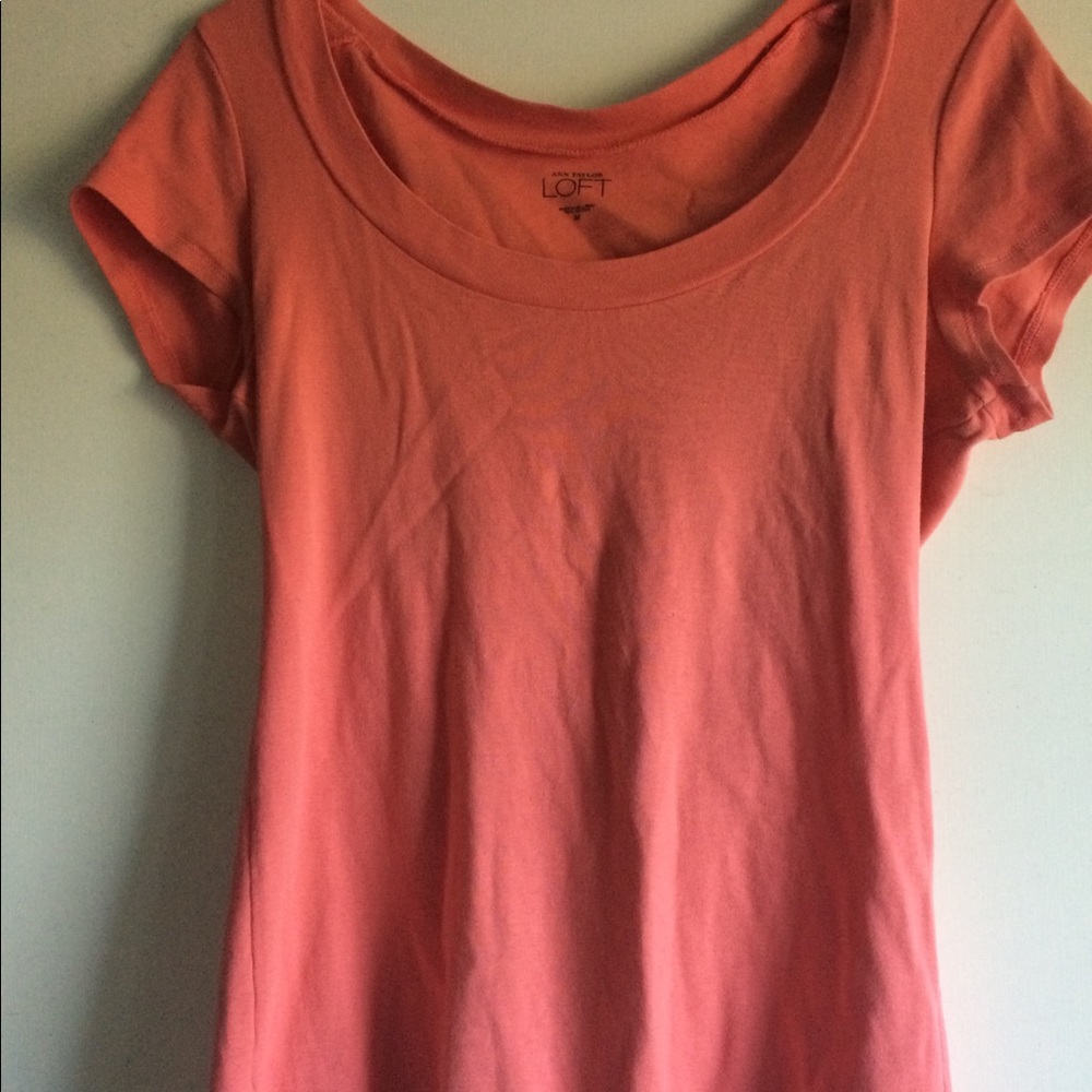 Ann Taylor Loft scoop neck t shirt
